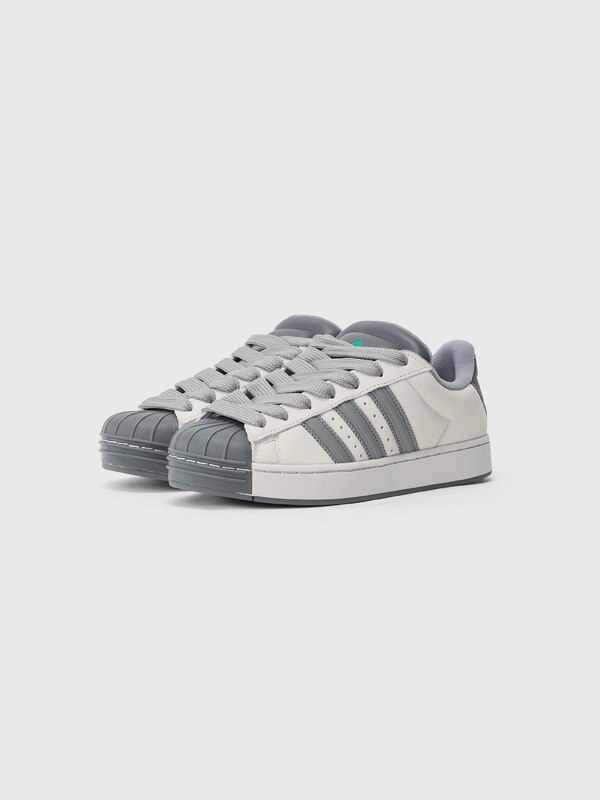 ADIDAS ORIGINALS Madalad ketsid 'SUPERSTAR' hall / pruunikashall