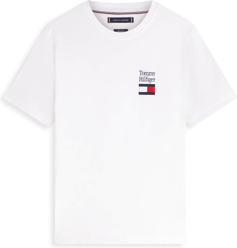 TOMMY HILFIGER Särk 'BRAND LOVE' meresinine / punane / valge