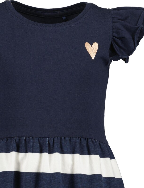 BLUE SEVEN Kleit meresinine / kuld / valge