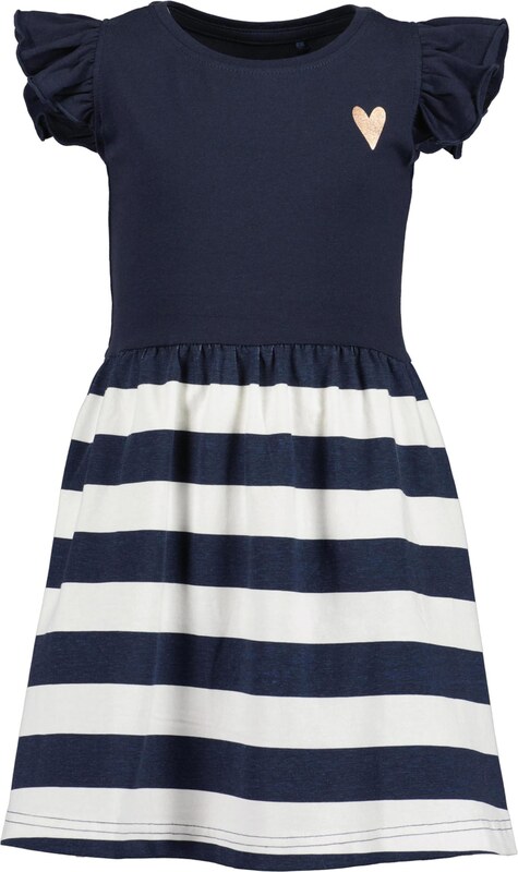 BLUE SEVEN Kleit meresinine / kuld / valge