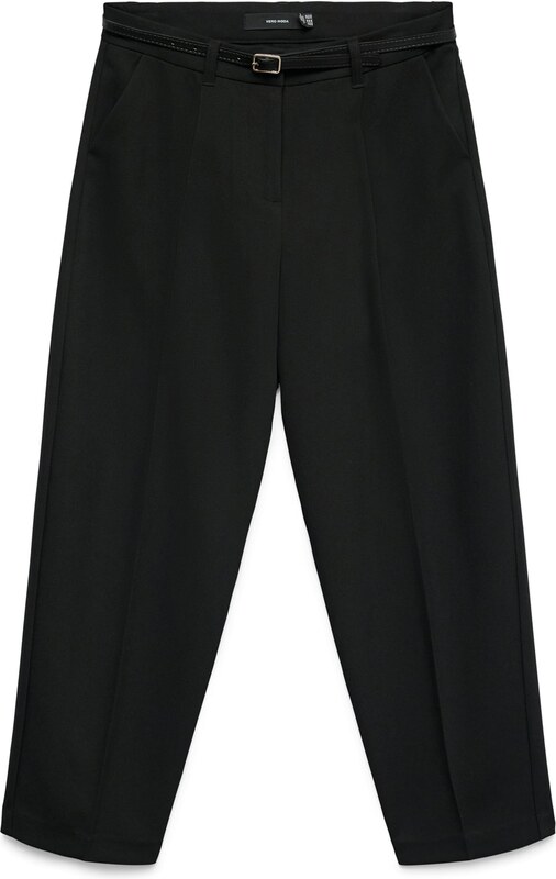 VERO MODA Voltidega püksid 'VMElma' must