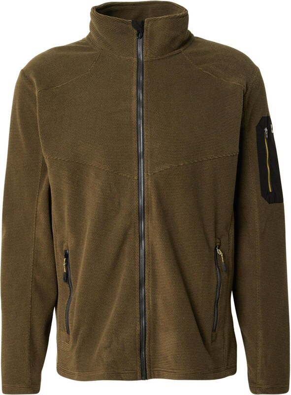 KILLTEC Funktsionaalne fliisjakk 'KOW 90' oliiv / must