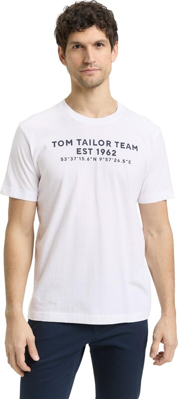 TOM TAILOR Särk meresinine / valge