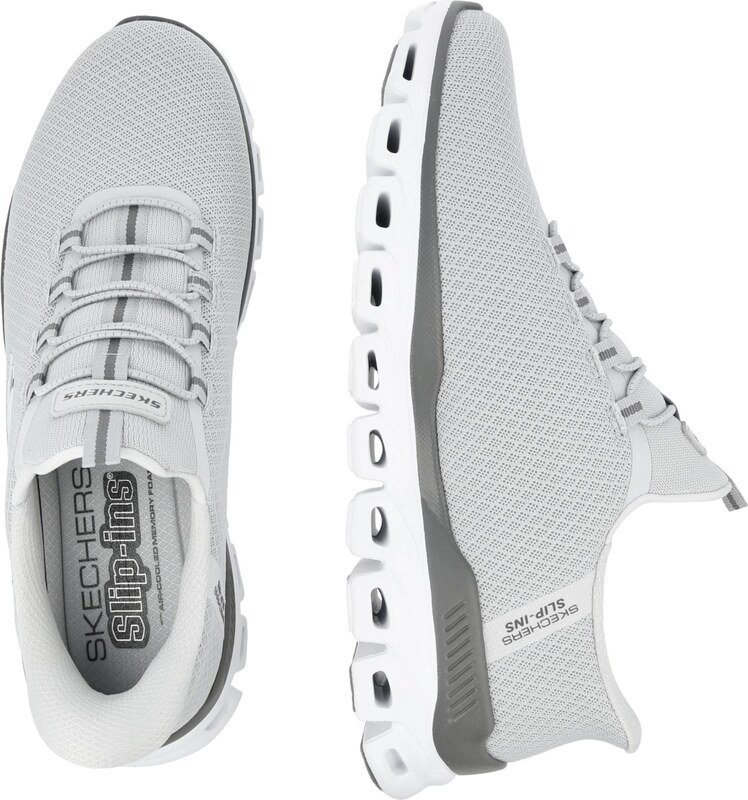 SKECHERS Madalad ketsid 'Glide-Step - Noxus' helehall / tumehall