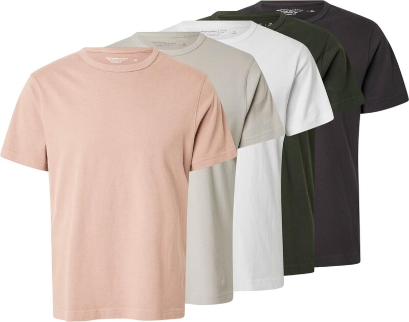 Abercrombie & Fitch Särk helepruun / antratsiit / helehall / valge