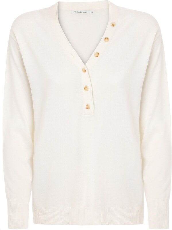 TATUUM Kampsun 'TELLA' valkjas