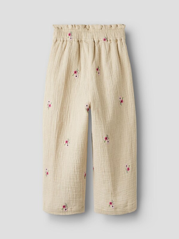 NAME IT Püksid 'NMFDUNIANA' beež / khaki / fuksia / roosa