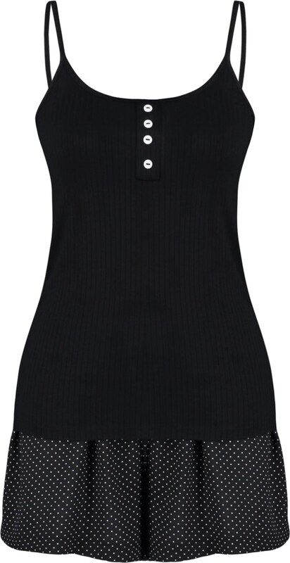 Trendyol Sortšid must / valge