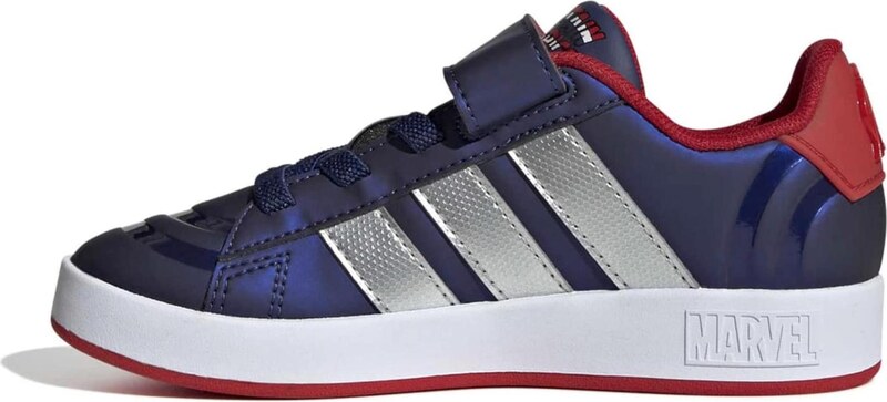 ADIDAS SPORTSWEAR Ketsid 'GRAND COURT CAPT AMERICA' tumesinine / tumepunane / hõbe
