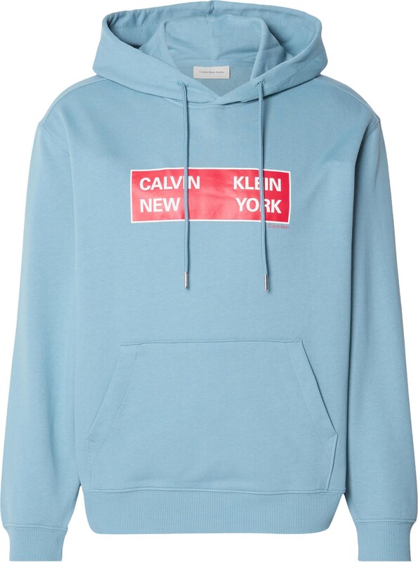 Calvin Klein Jeans Dressipluus pastellsinine / punane / valge