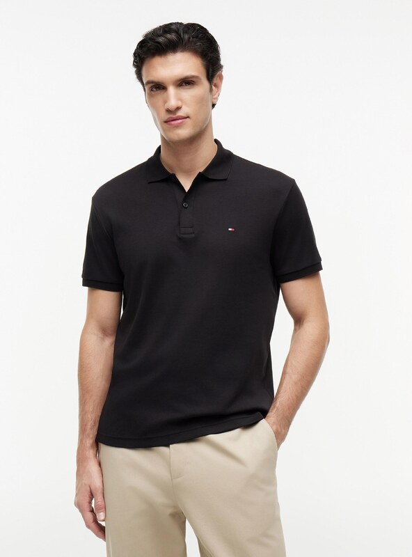 TOMMY HILFIGER Särk 'Essential' punane / must / valge
