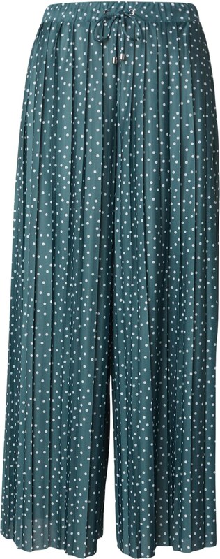 ABOUT YOU Püksid 'Viviana' petrooleum / valge