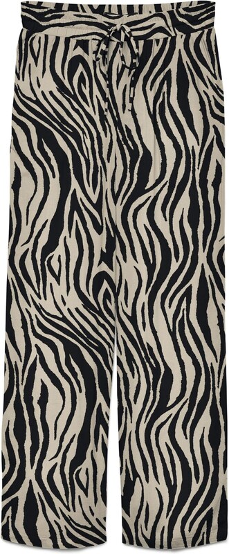 VERO MODA Püksid 'VMJESMILO' viimistlemata / must