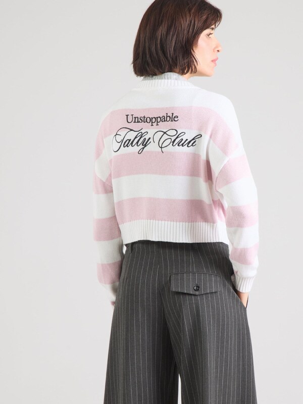 Tally Weijl Kampsun roosa / must / valge