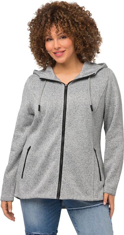 Ulla Popken Dressipluus helehall / must