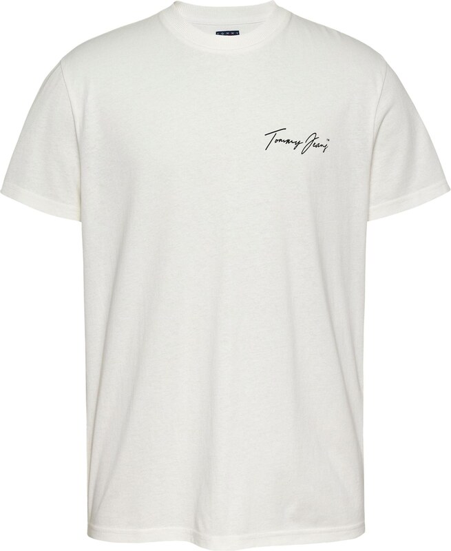 Tommy Jeans Särk 'NOVELTY' kreem / safiir / helepunane / must