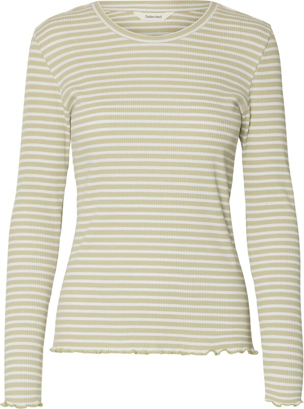 SELECTED Särk 'SLFELLEN' pastellroheline / valge