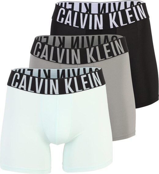 Calvin Klein Underwear Bokserid 'Intense Power' tumehall / mündiroheline / must