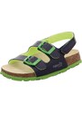 SUPERFIT Sandaalid roheline / must