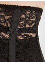 Fashion4Passion 6 sukatripi ja kinnisega pitsiline sukahoidja "Lace Waist Cincher Black"