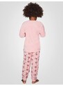 Muydemi pehme laste pidžaama "Oink Oink Pink - Brown"