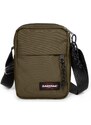 EASTPAK Õlakott 'The One' oliiv / punane / must / valge