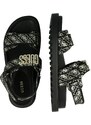 GUESS Sandaal 'Fabelis' kuld / must