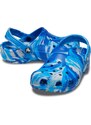 Crocs Classic Marbled Clog Kid's 206838 Blue Bolt/Multi
