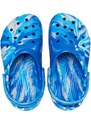 Crocs Classic Marbled Clog Kid's 206838 Blue Bolt/Multi