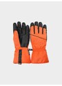4F Men's Thinsulate ski gloves - orange