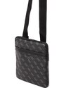 GUESS Õlakott 'MILANO CROSSBODY FLAT' antratsiit / must