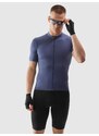 4F Men's zip-up cycling shirt - purple
