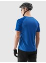 4F Men's quick-drying cycling T-shirt - cobalt