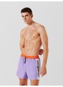 Karl Lagerfeld Ujumispüksid lavendel / oranž / must / valge