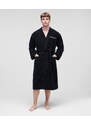 Karl Lagerfeld Pikk hommikumantel 'Ikonik 2.0' must / valge