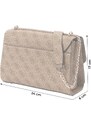 GUESS Õlakott 'CALISTA CONVERTIBLE XBODY FLAP' pruun / tumepruun