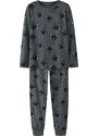 NAME IT Pidžaama sinine / tumehall / must / valge