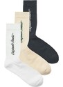 JACK & JONES Sokid 'JACNORREBRO' helehall / kuusk / must / valge