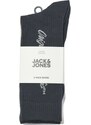 JACK & JONES Sokid 'JACNORREBRO' helehall / kuusk / must / valge
