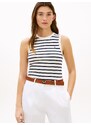 TOMMY HILFIGER Topp 'CODY' meresinine / valge